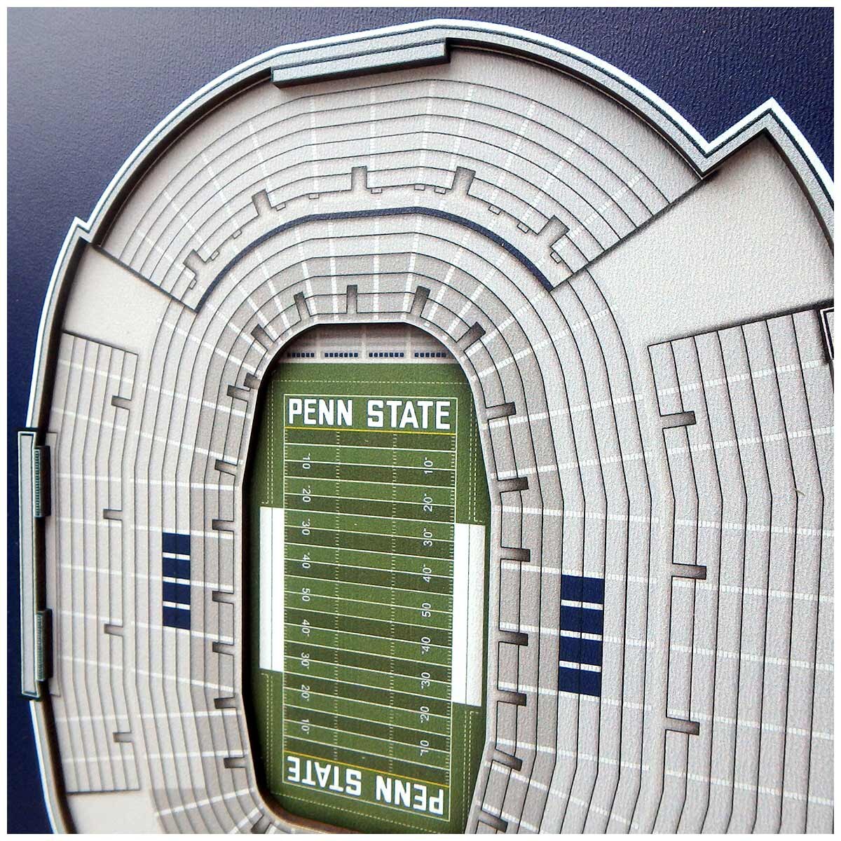 3D wall art Beaver Stadium closeup image